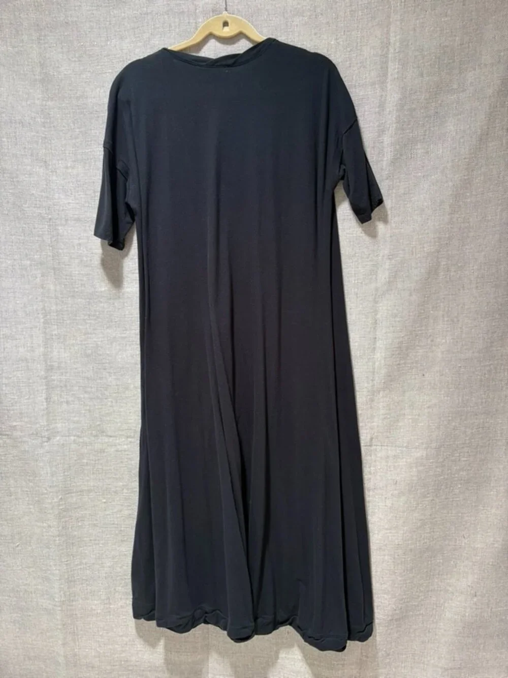 Free People Carter T-Shirt Dress, Black L - Picture 4 of 4